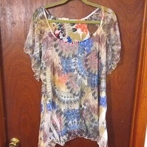 Butterfly Look Top Multicolored By Brittany Black